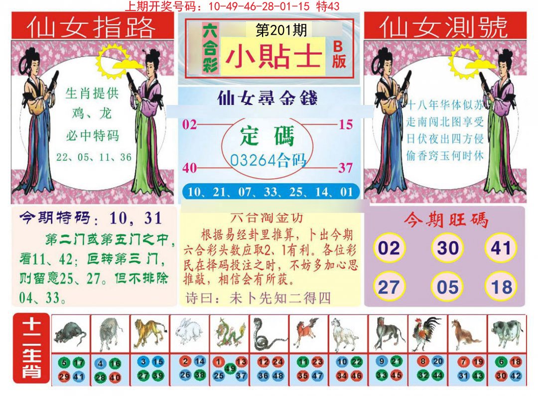 2024201期小贴士B