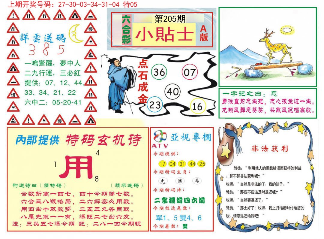2024205期小贴士A