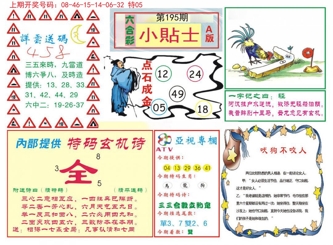 2024195期小贴士A