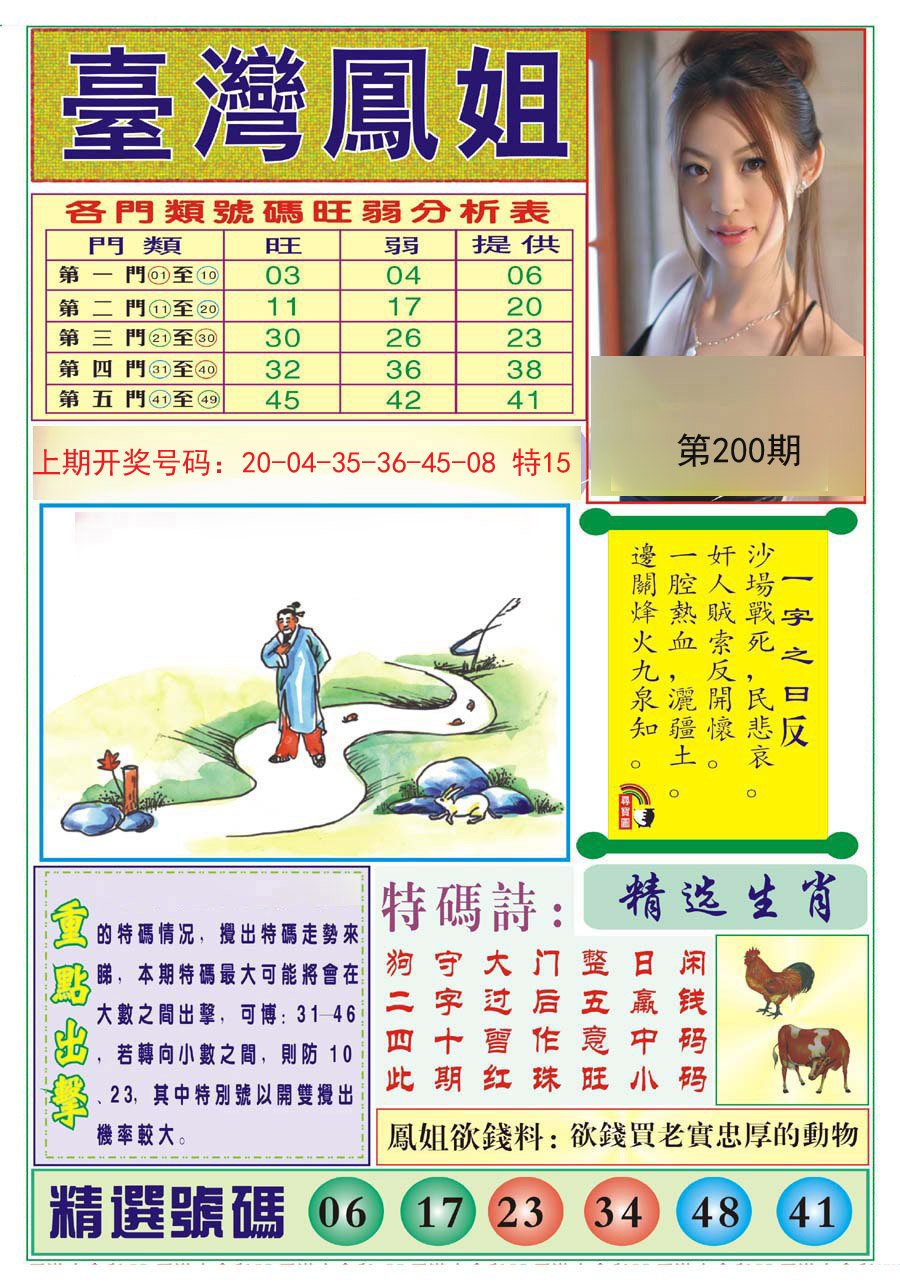 2024200期台湾凤姐