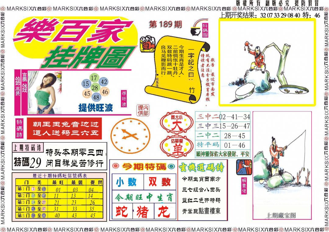 2024189期乐百家挂牌图