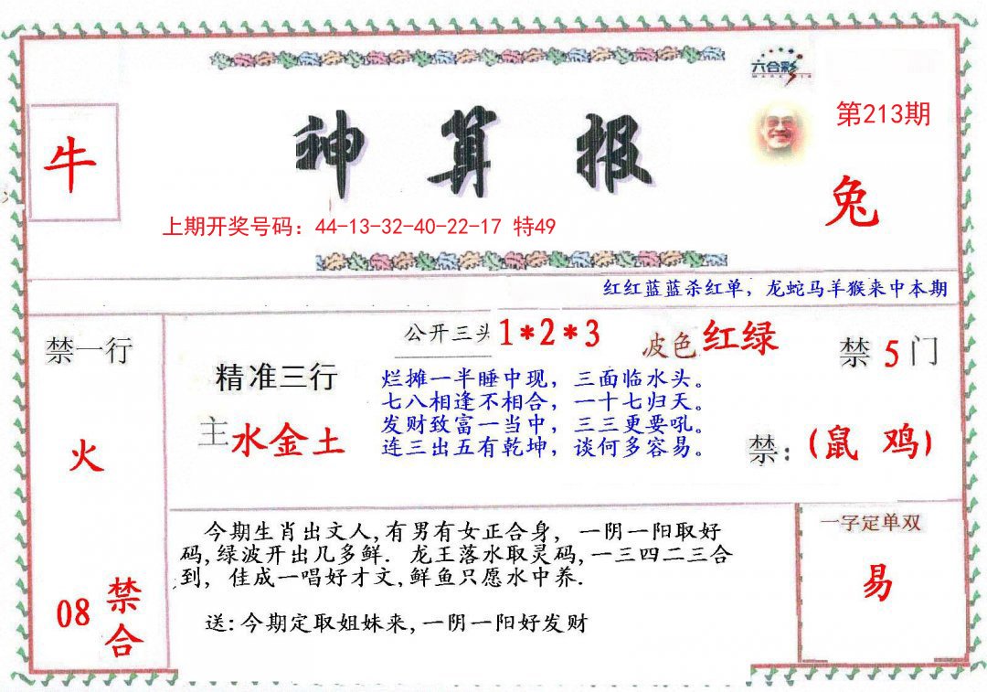 2024213期神算報