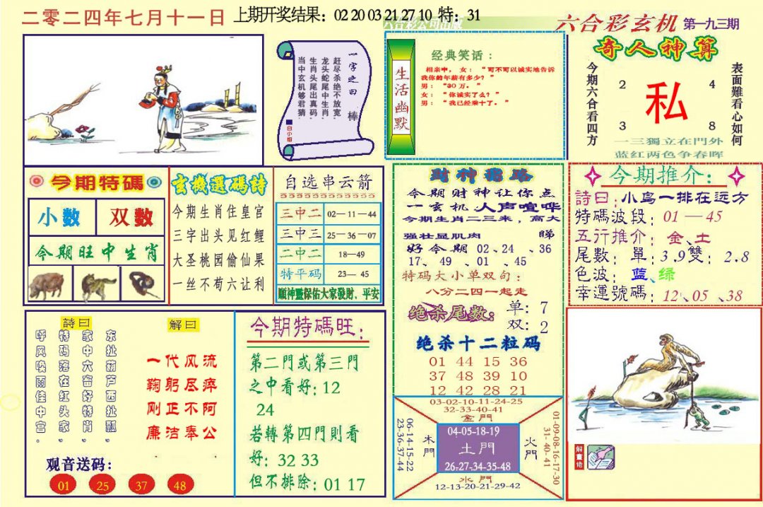 2024193期六合玄机