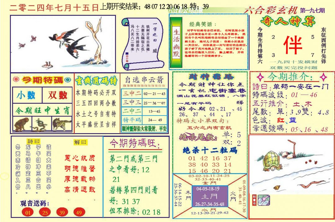 2024197期六合玄机