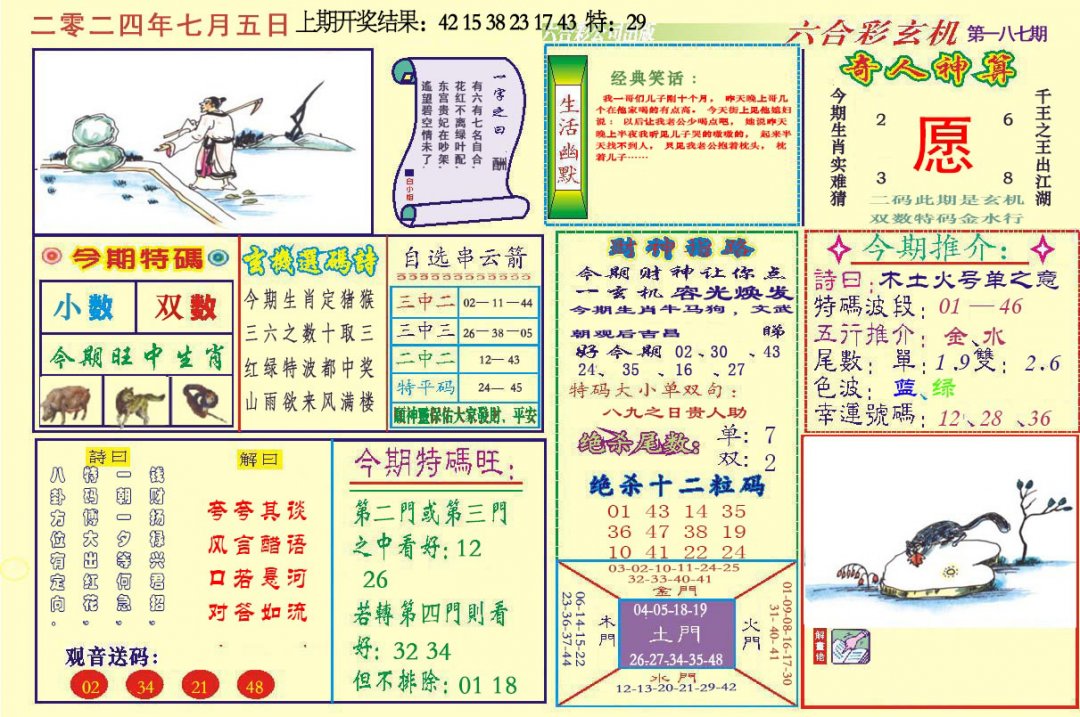 2024187期六合玄机