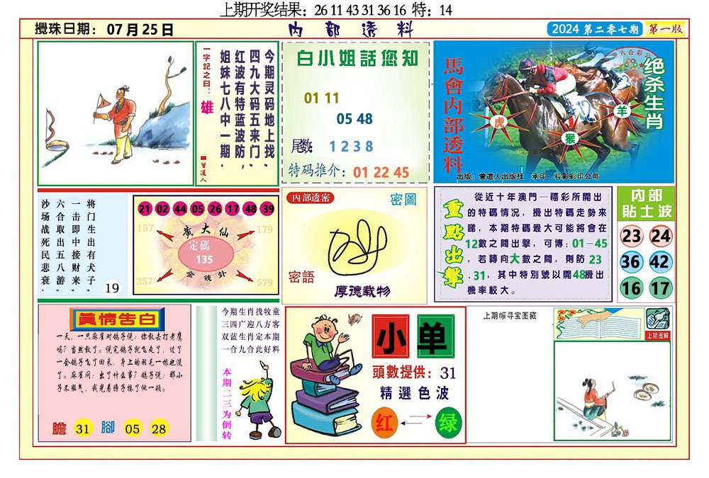 2024207期内部透料A
