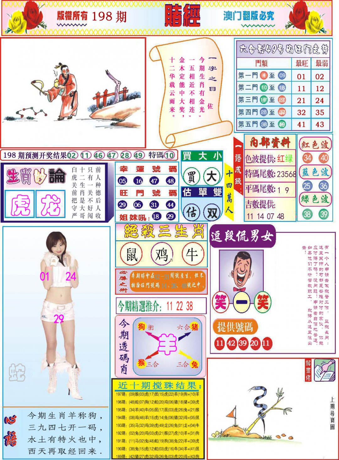 2024198期118赌经