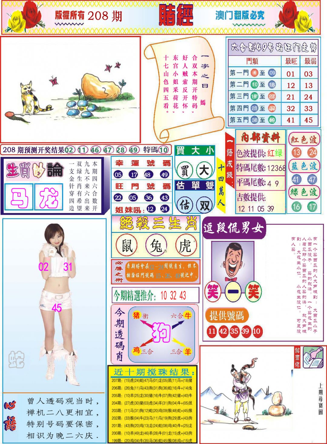 2024208期118赌经