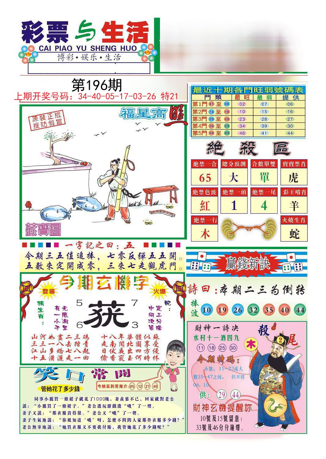 2024196期合众赌经A