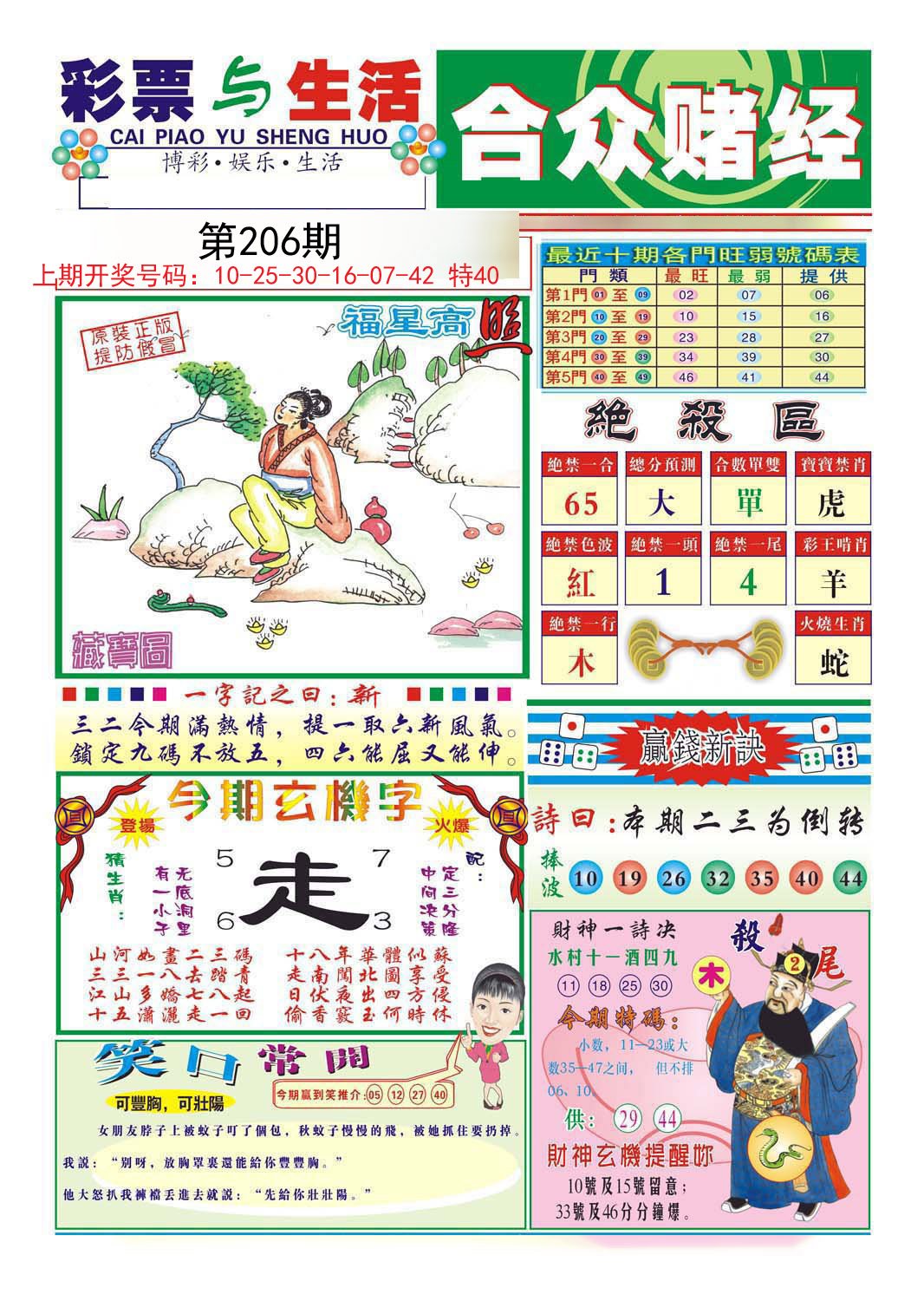 2024206期合众赌经A
