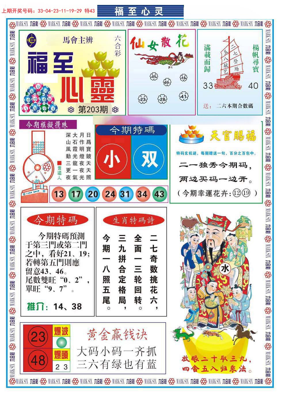 2024203期福至心灵