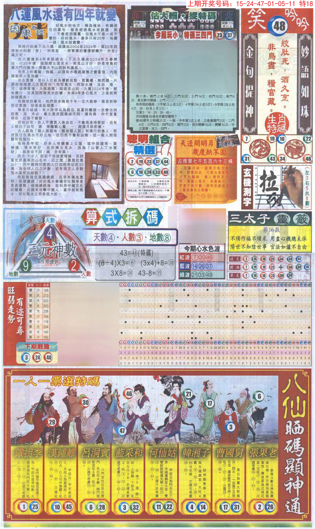 2024208期新报跑狗-1(正面)