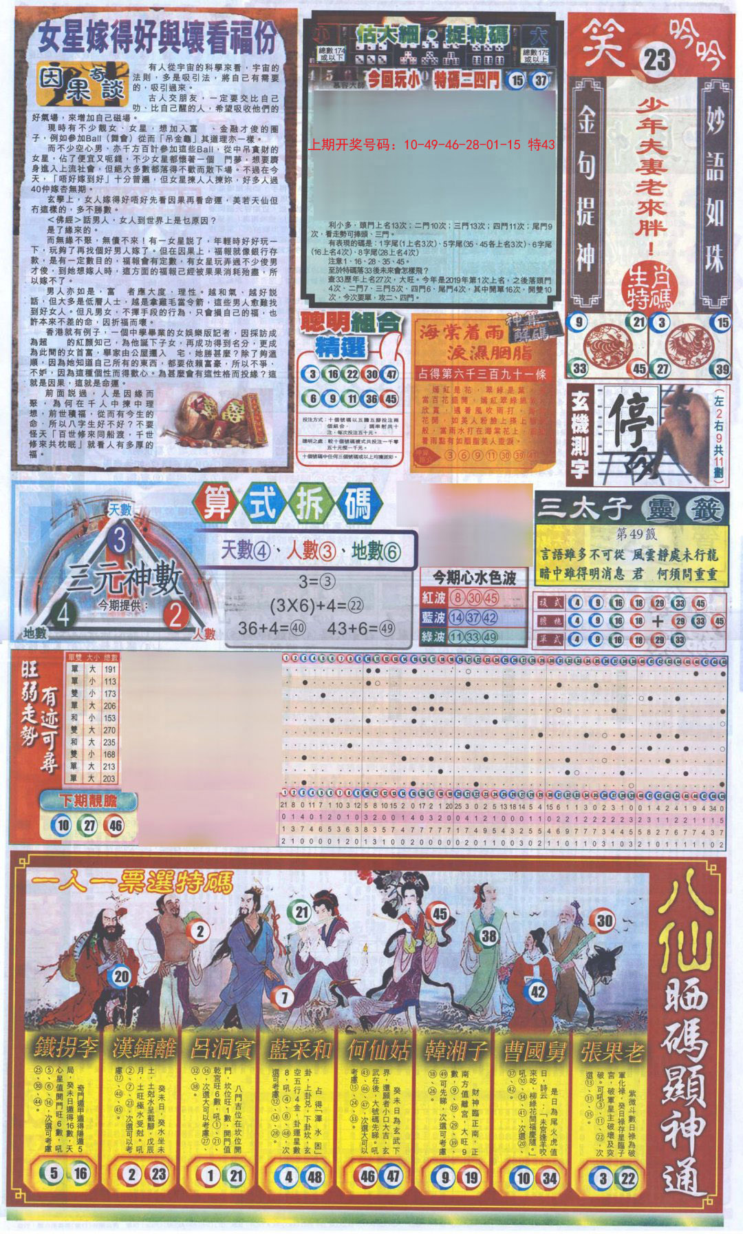2024201期新报跑狗-1(正面)