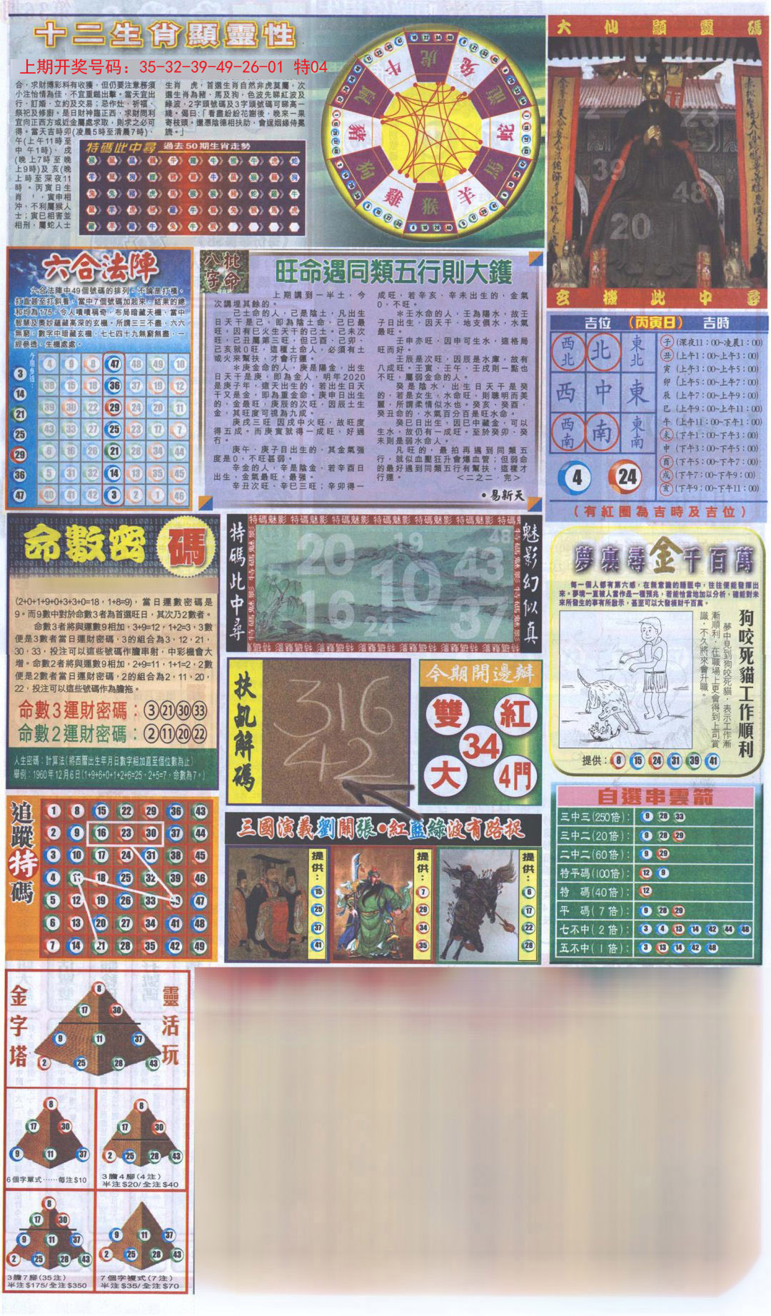 2024194期新报跑狗-2(背面)