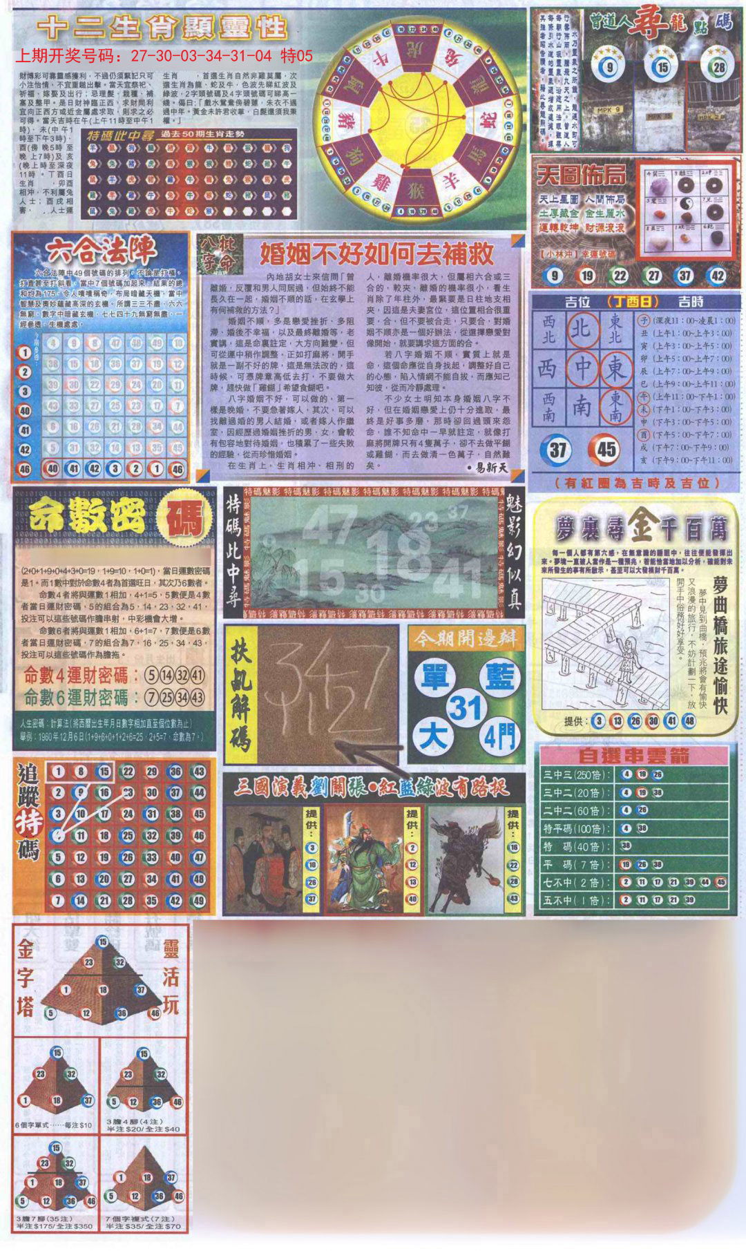 2024205期新报跑狗-2(背面)