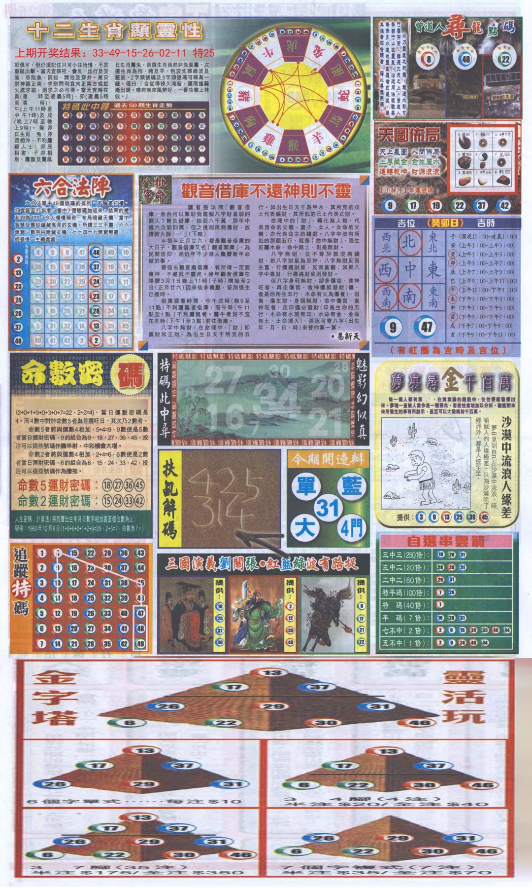 2024184期新报跑狗-2(背面)