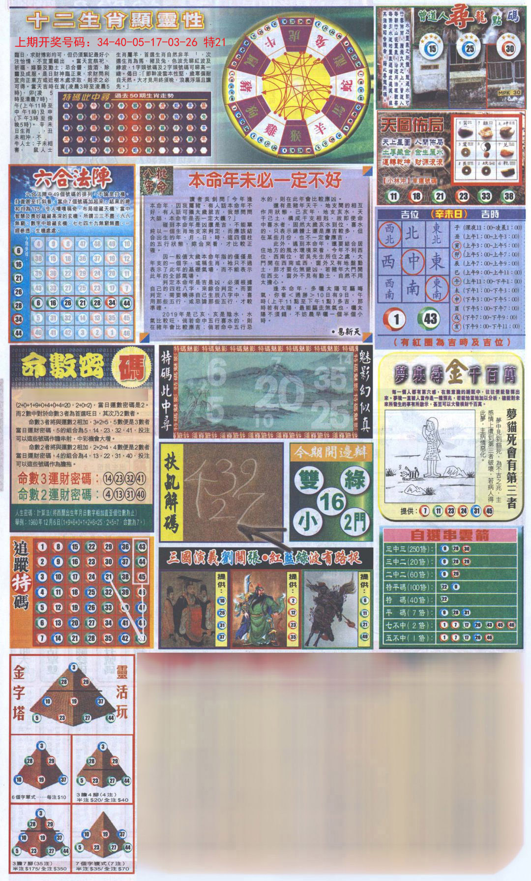 2024196期新报跑狗-2(背面)