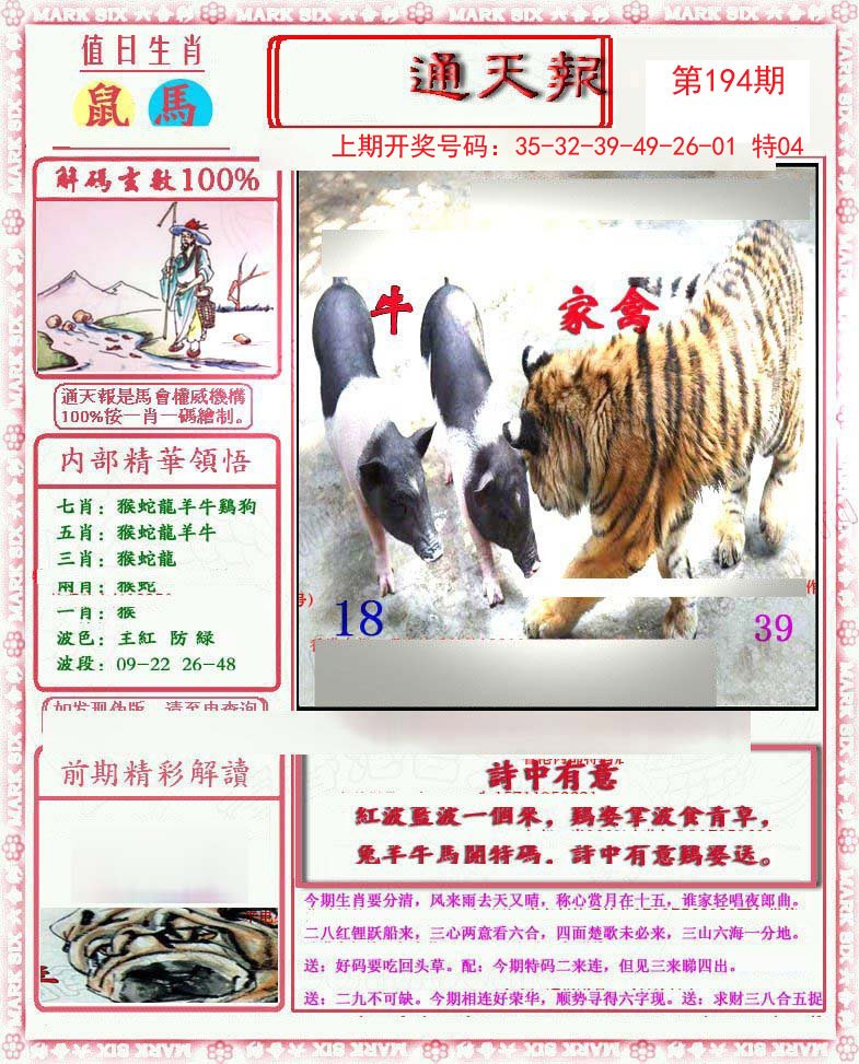 2024194期小喜通天报