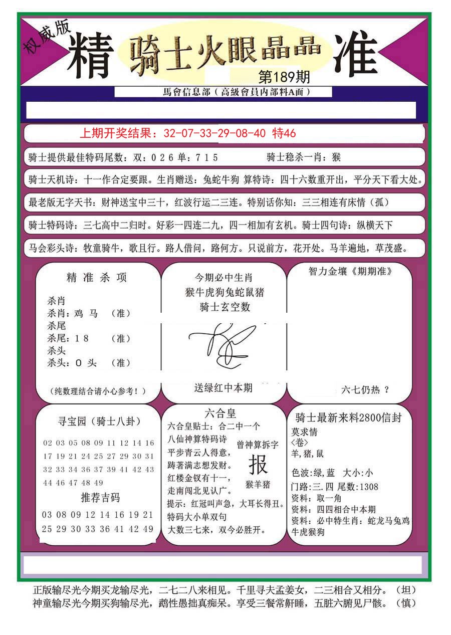 2024189期骑士火眼晶晶（正）