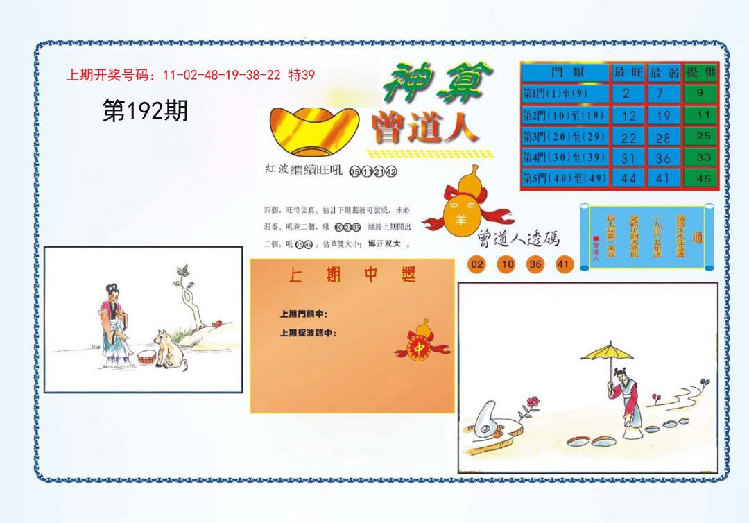 2024192期4-神算