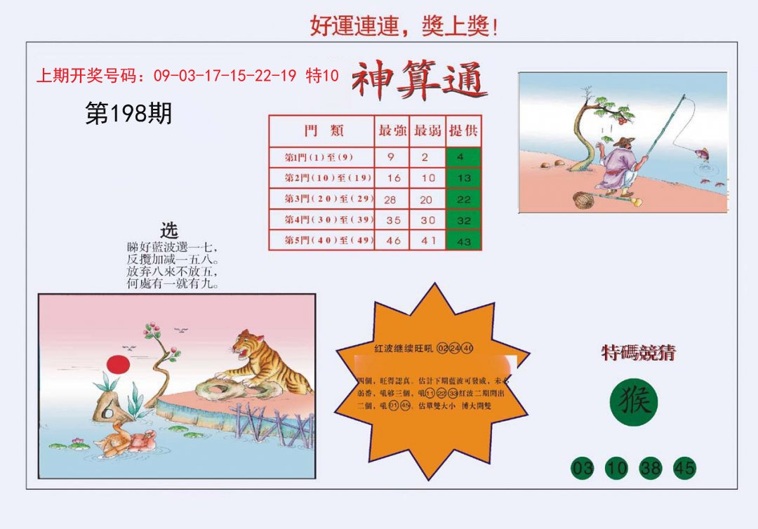 2024198期4-台湾神算