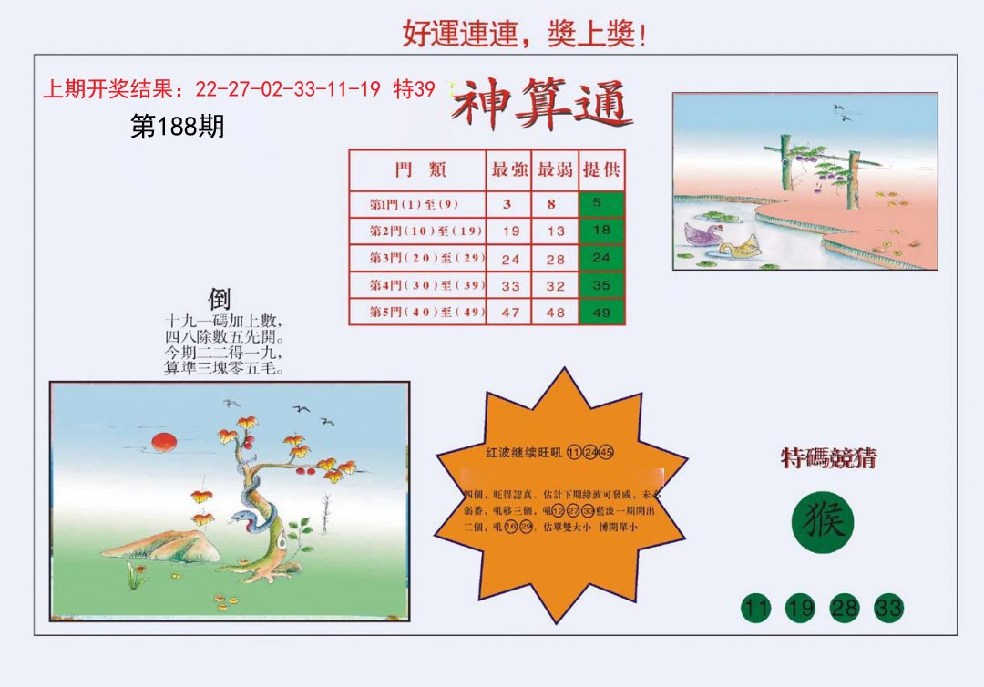 2024188期4-台湾神算