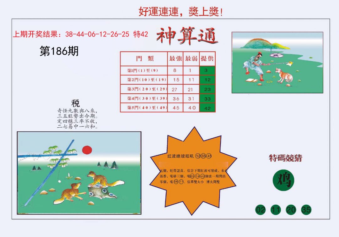 2024186期4-台湾神算