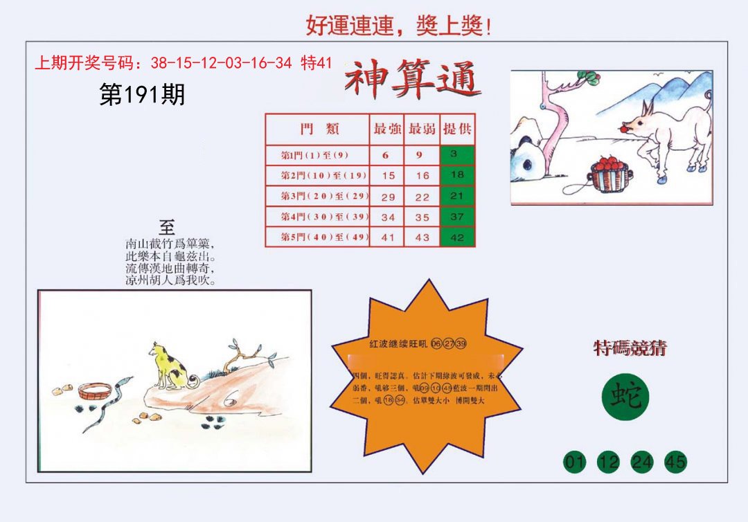 2024191期4-台湾神算