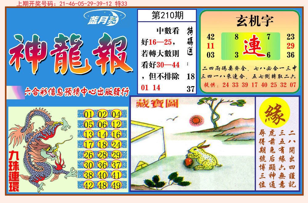 2024210期神龙报