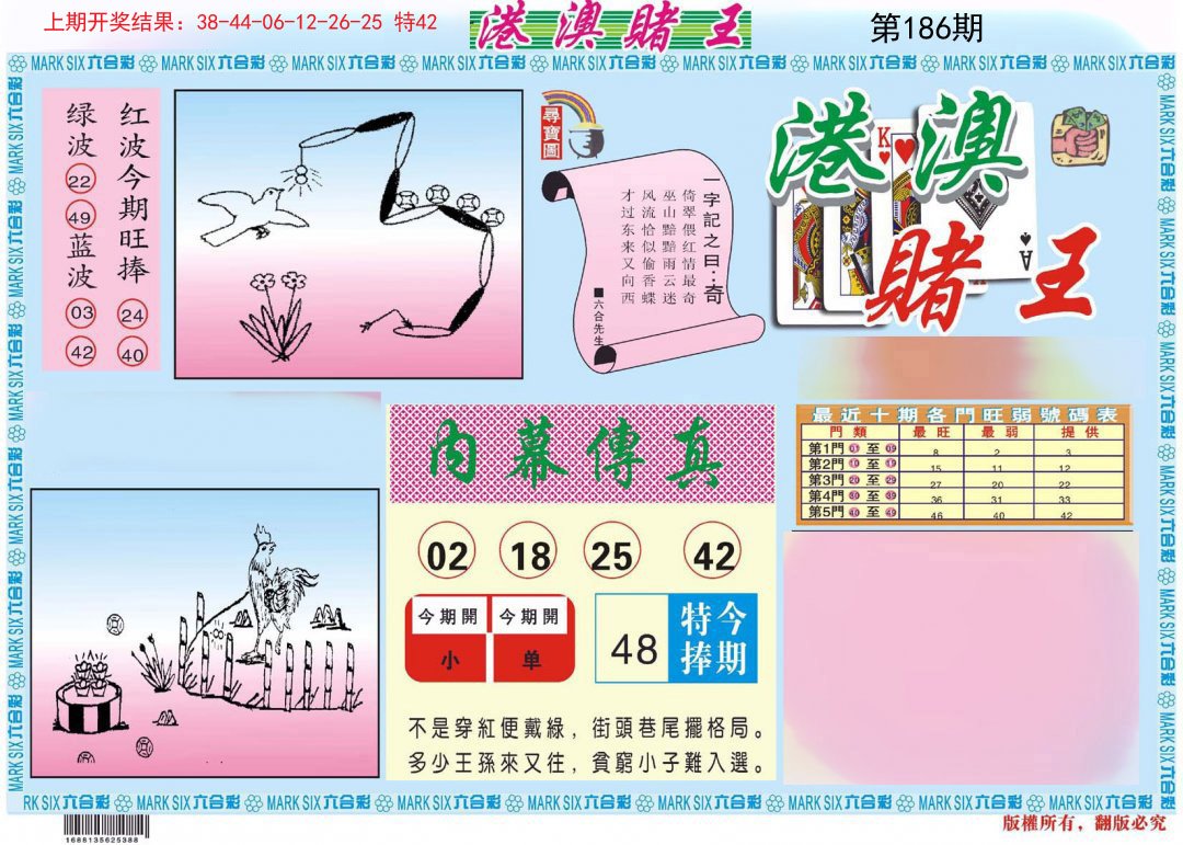2024186期港澳赌王A