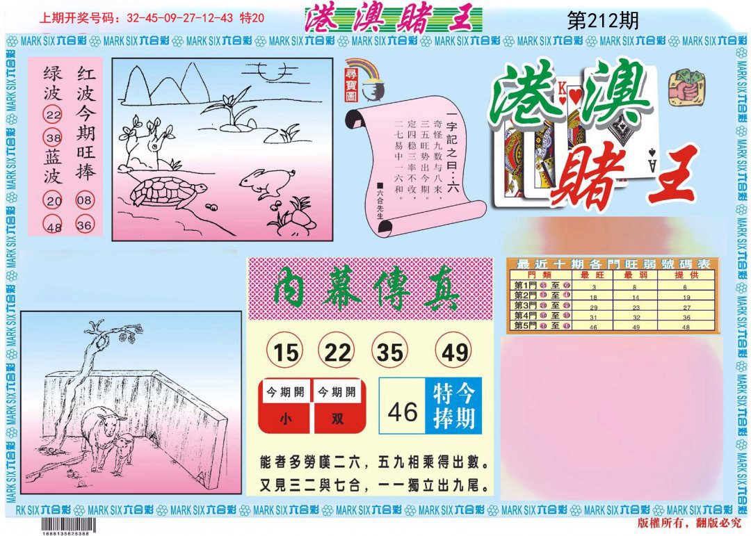 2024212期港澳赌王A
