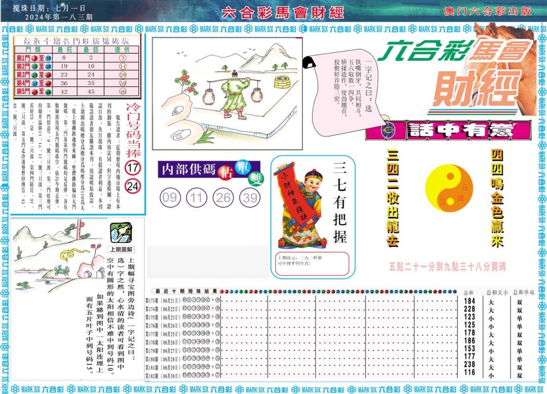 2024183期马会财经A
