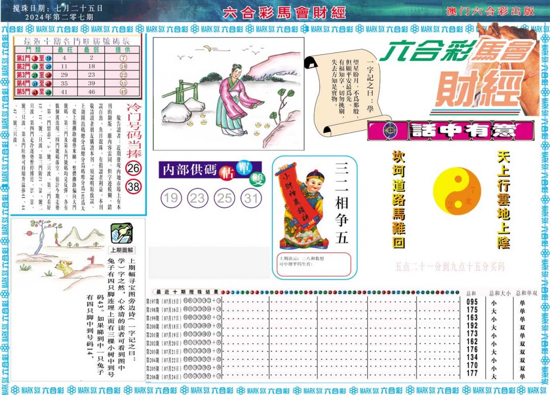 2024207期马会财经A