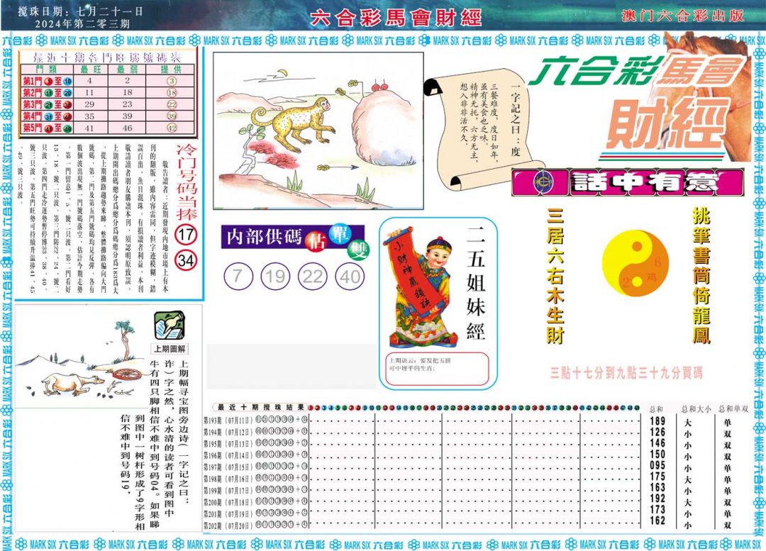 2024203期马会财经A