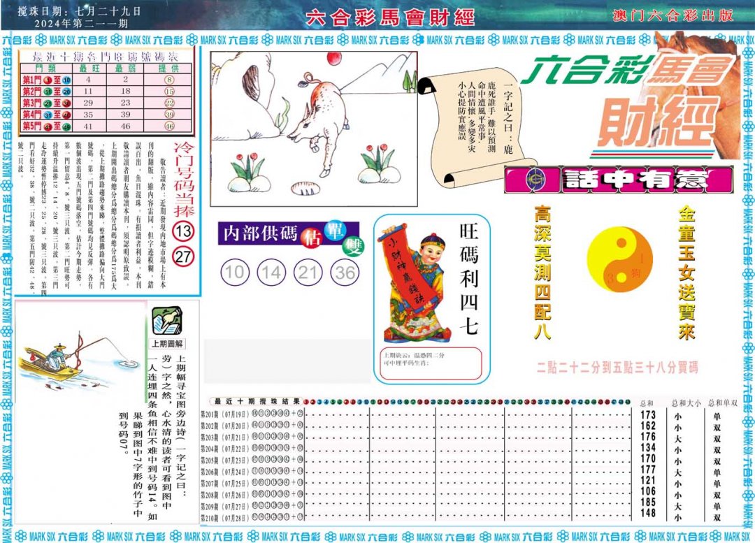 2024211期马会财经A