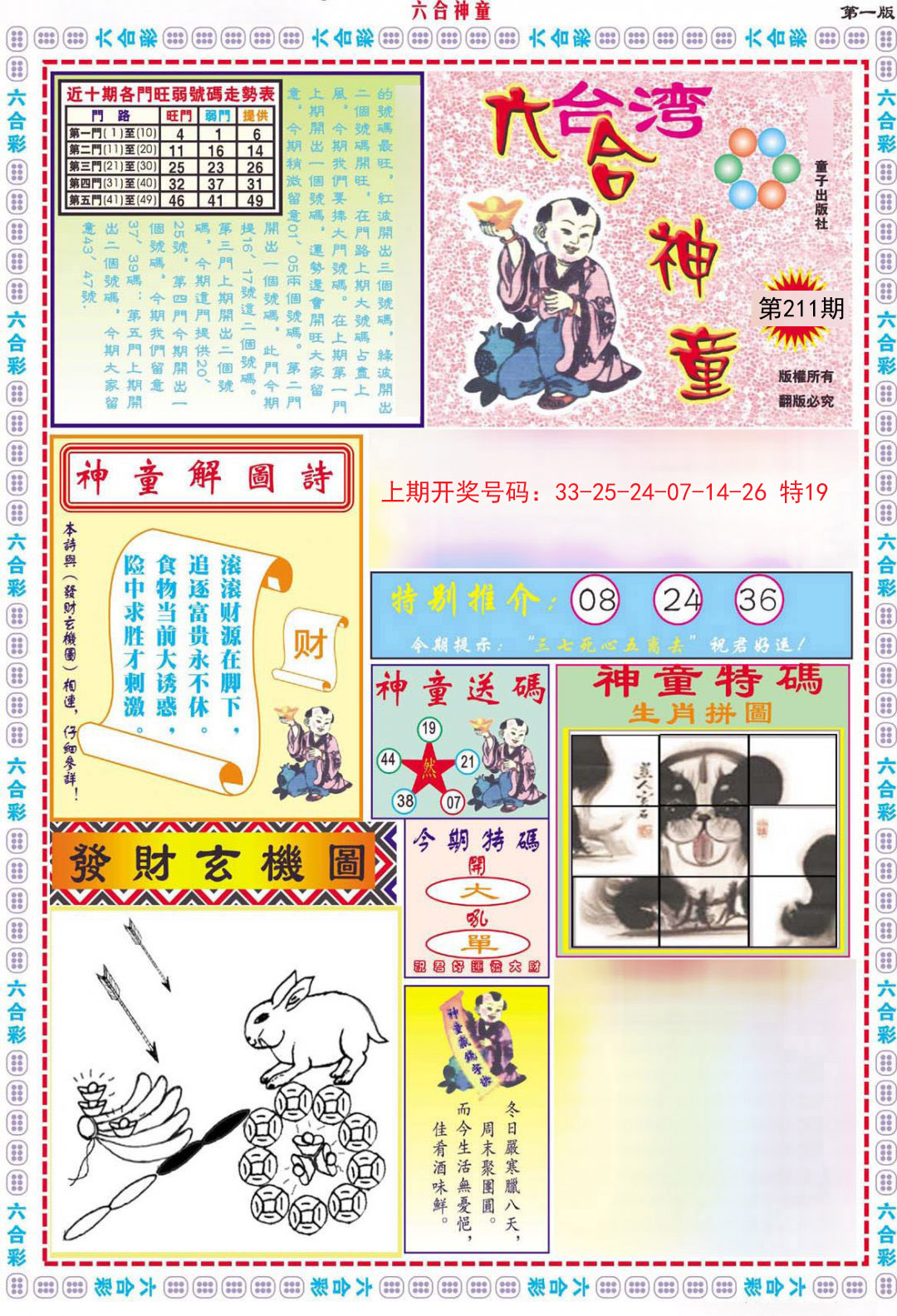 2024211期六合神童A
