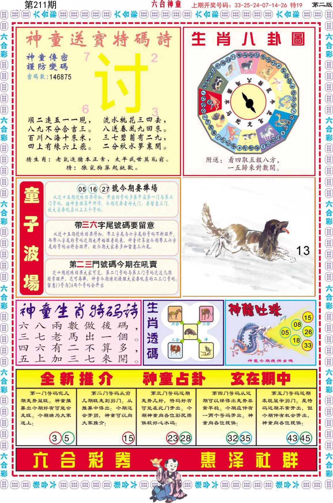 2024211期六合神童B