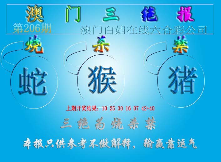 2024206期三绝报（新版）
