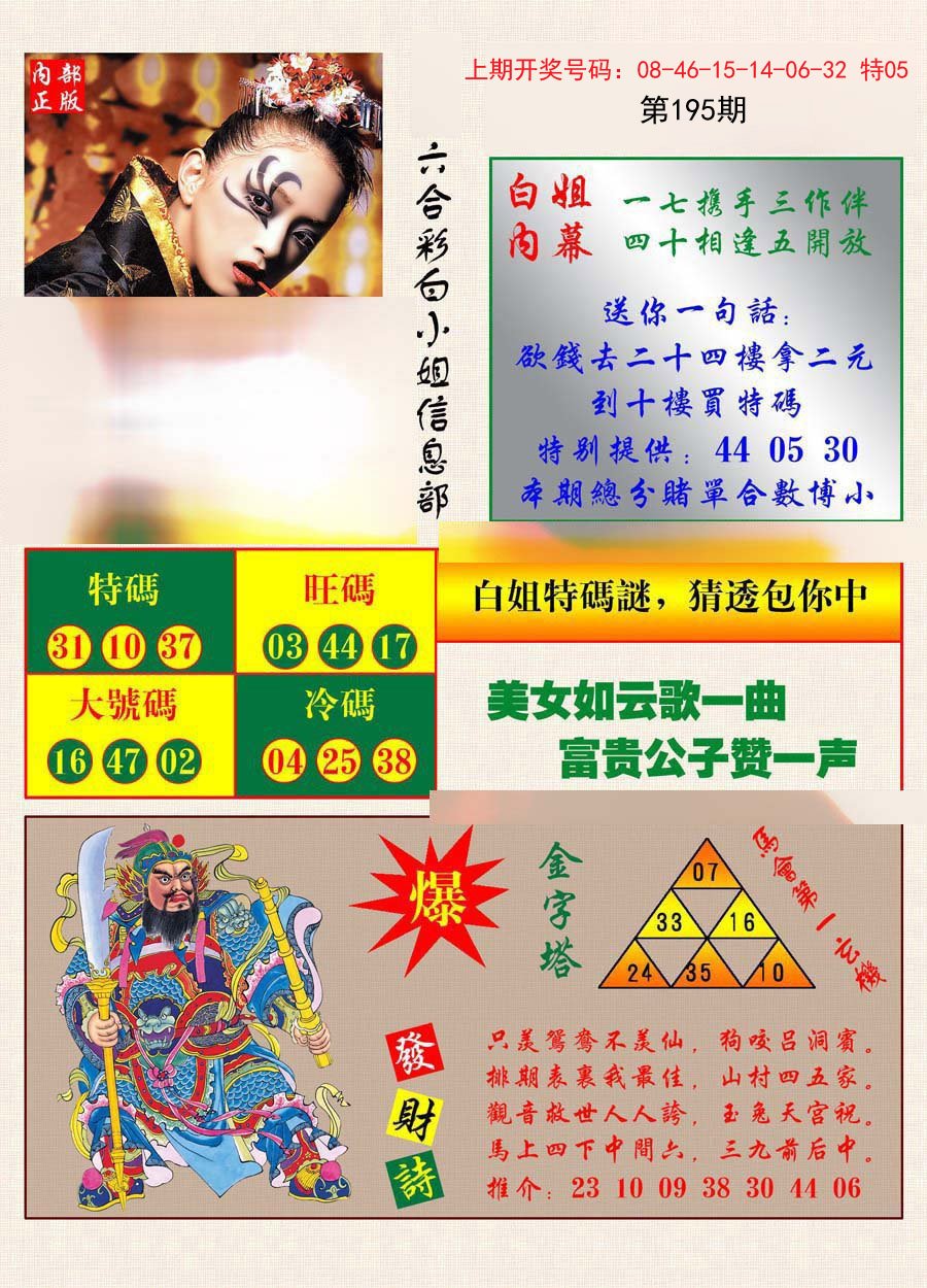 2024195期港彩内幕报