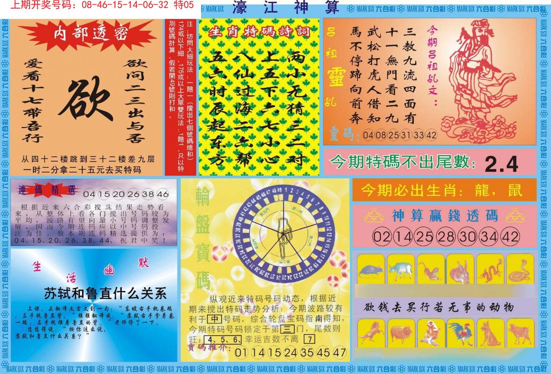 2024195期濠江神算B