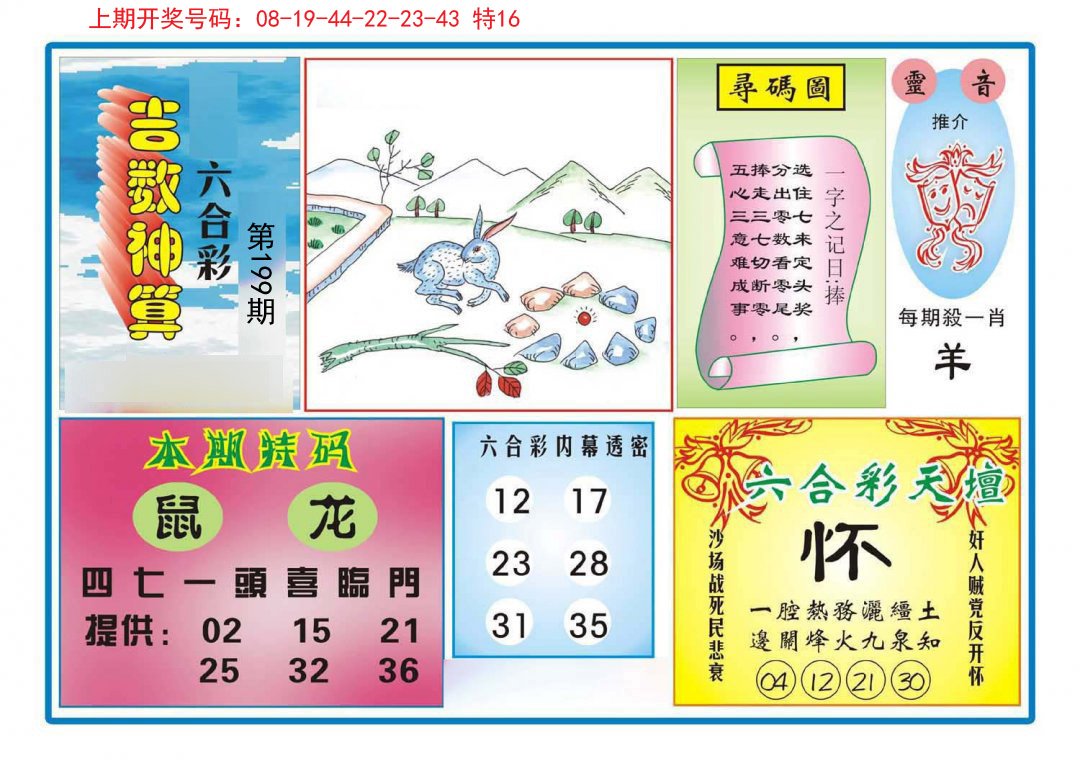 2024199期吉数神算