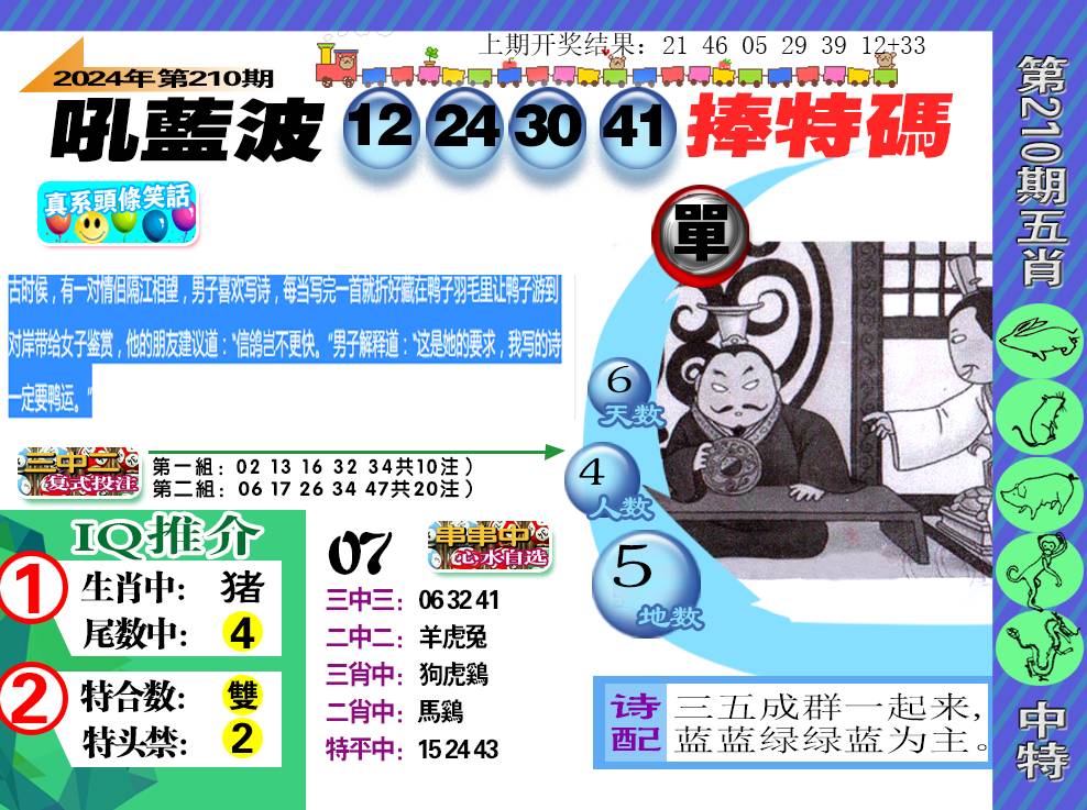 2024210期新特报