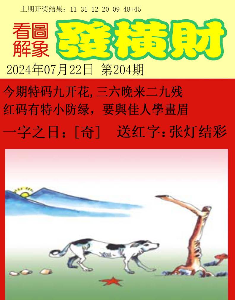 2024204期梦里寻码