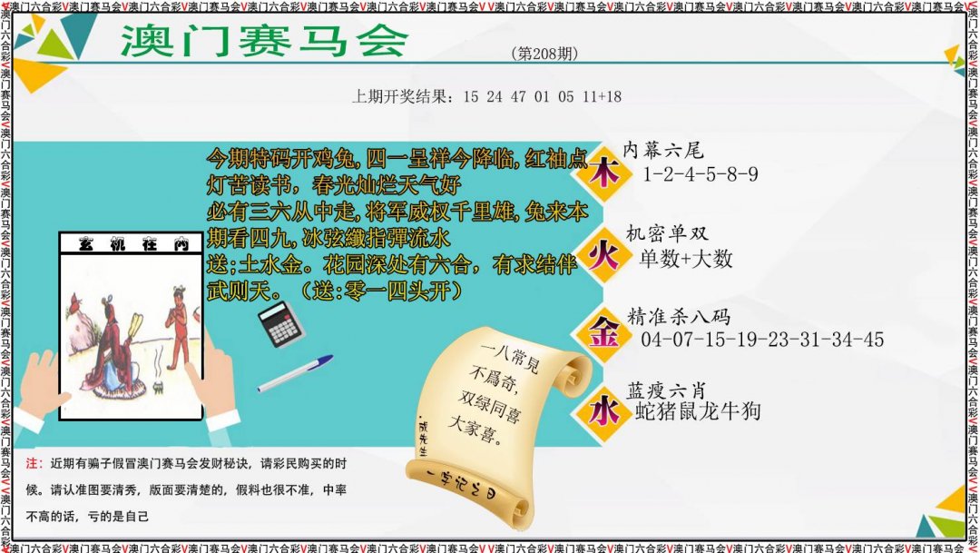 2024208期发财秘诀