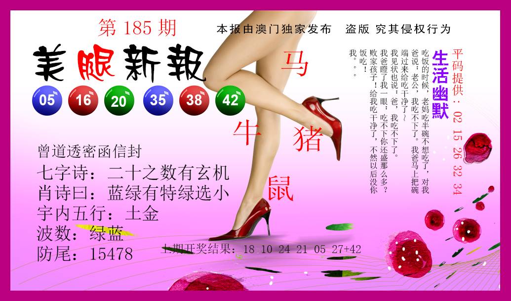 2024185期美腿新报