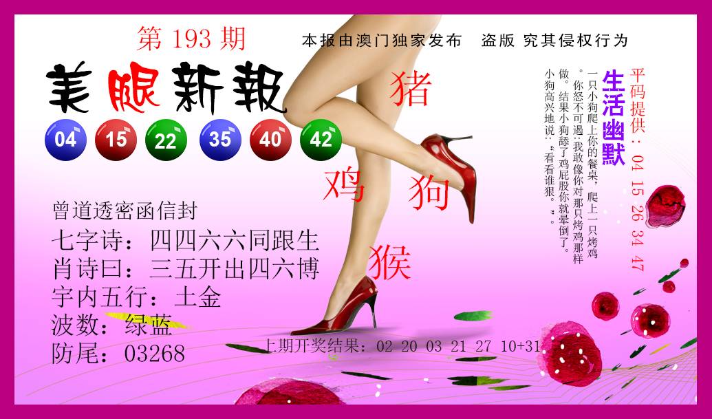 2024193期美腿新报