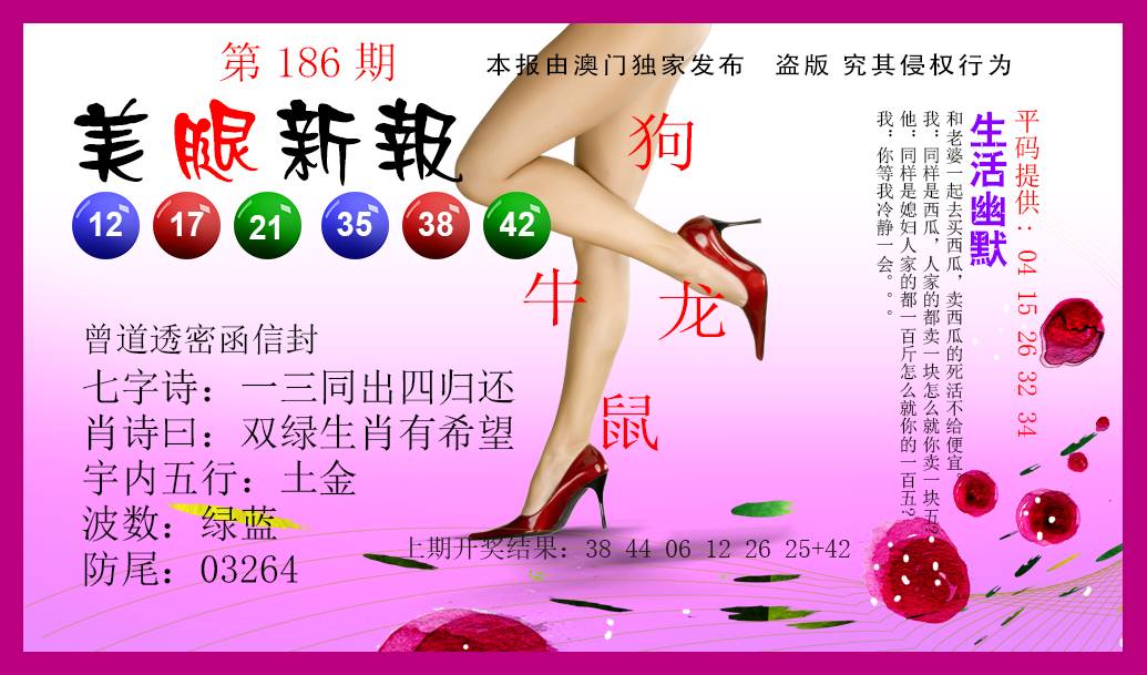 2024186期美腿新报