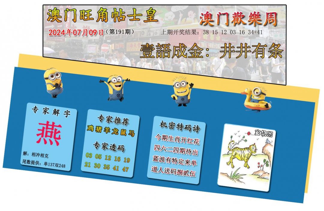 2024191期旺角贴士皇