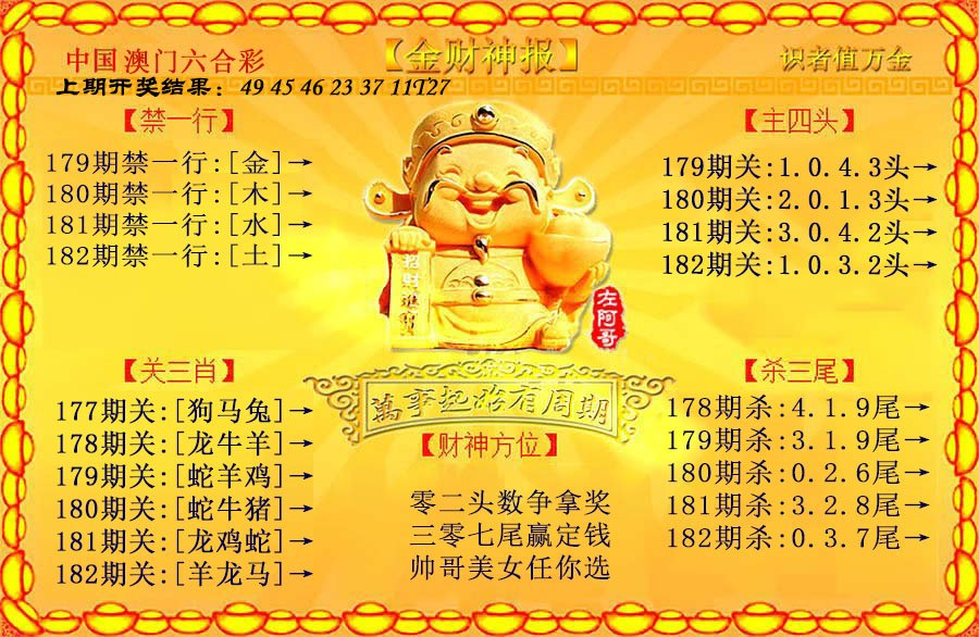 2024182期金财神