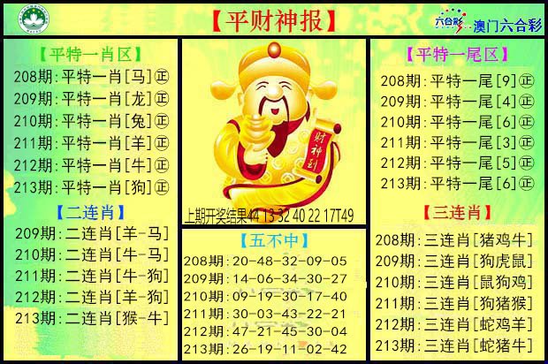 2024213期平财神